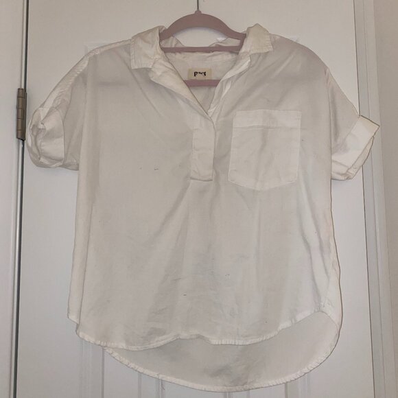 PACT Sunset Lightweight Cotton Popover Top - Picture 5 of 6
